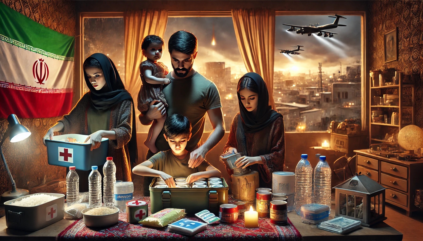 راهنمای جامع آمادگی خانواده‌های ایرانی در صورت وقوع جنگ با اسرائیل و آمریکا