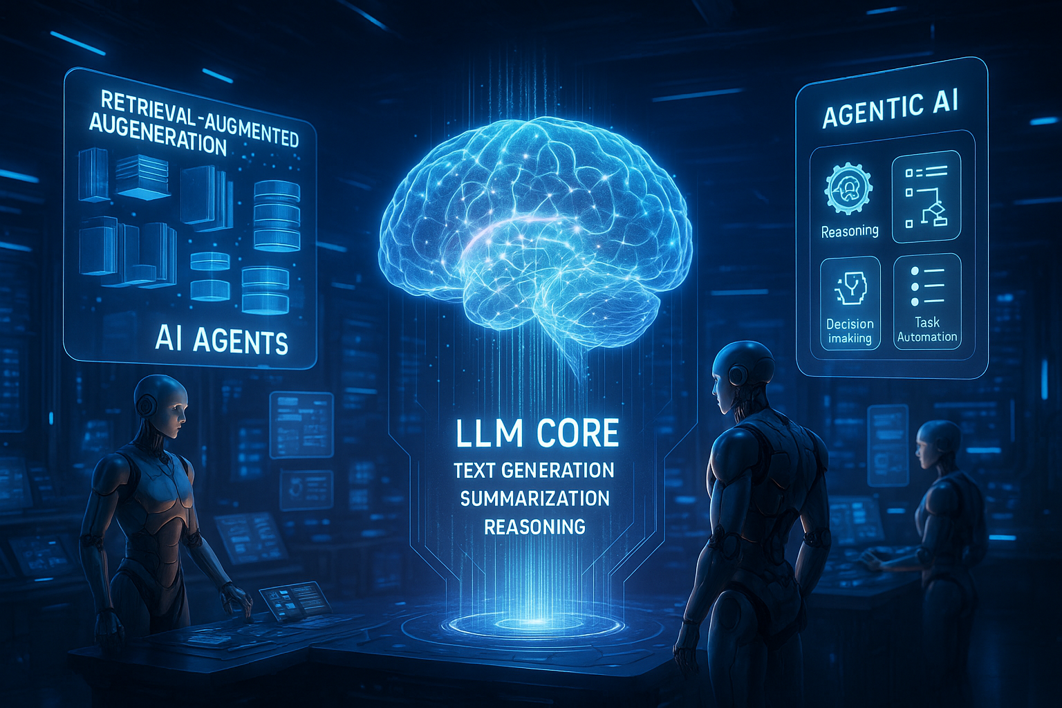 رویکردهای نوین در هوش مصنوعی مولد: بررسی LLM، RAG، AI Agent و Agentic AI